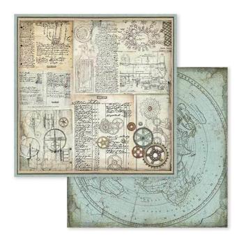 Stamperia 12x12 Paper Pad Voyages Fantastiques #SBBL53