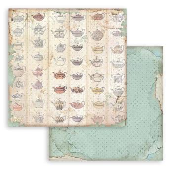 Stamperia 8x8 Paper Pad Backgrounds Selection Alice #SBBS46