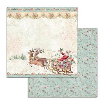 Stamperia 6x6 Paper Pad Pink Christmas #SBBXS07