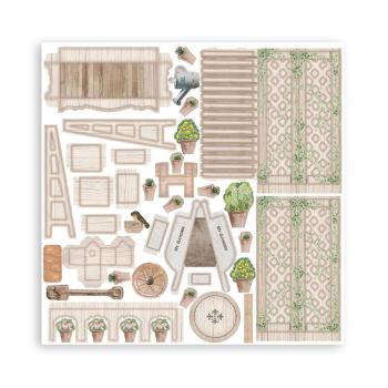Stamperia 3D Paper Kit Romantic Garden House POP10
