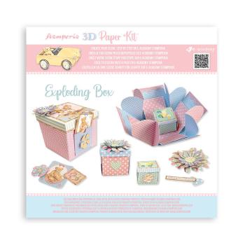 Stamperia 3D Paper Kit DayDream Exploding Box POP12