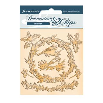 Stamperia Chips Romantic Christmas Garland #101