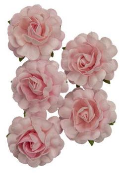 Mulberry Flowers Jubilee Roses 3.8 cm Light-Pink