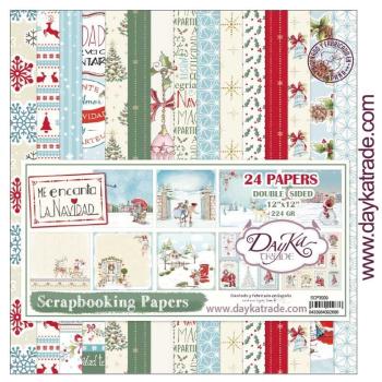 DayKa Trade 12x12 Paper Pack Me Encanta La Navidad #3009