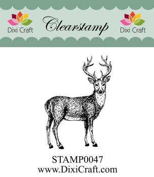 Dixi Craft Clear Stamp Reindeer #0047