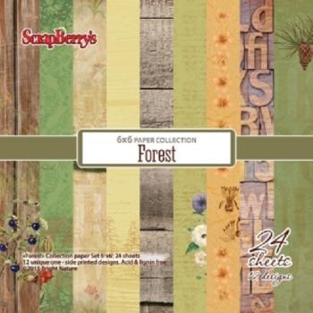ScrapBerry´s 6x6 Paper Pad Forest