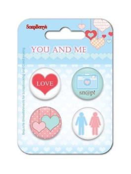 ScrapBerry´s Embellishments You and Me Snap
