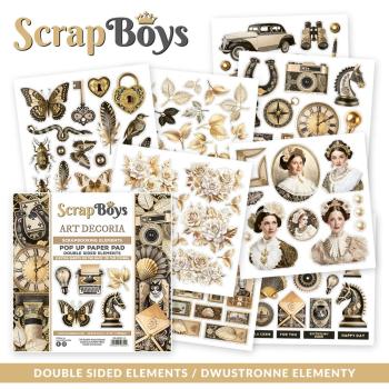 ScrapBoys Art Decoria 6x6 Inch Pop Up Paper Pad