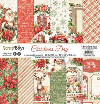 ScrapBoys Christmas Day 12x12 Inch Paper Pack