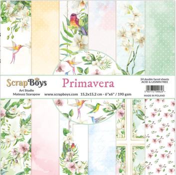 ScrapBoys 6x6 Paper Pack Primavera