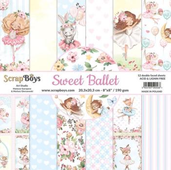 ScrapBoys 8x8 Paper Pack Sweet Ballet