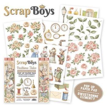 ScrapBoys Pop Up Paper Pad Bedtimes Tales