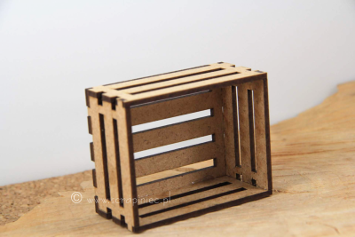 Scrapiniec HDF Tiny Wooden Box #5348