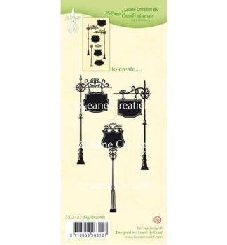 Leane Creatief Signboards Clear Stamp Combi #55.3127