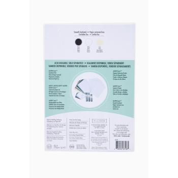 Sizzix Surfacez Cardstock A4 Black Ivory White #665989