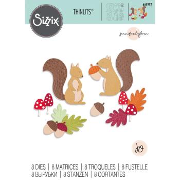 Sizzix Thinlits Die Set Harvest Squirrels #665952