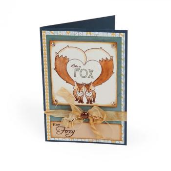 Sizzix Interchangeable Clear Stamps Fox Tales #661142