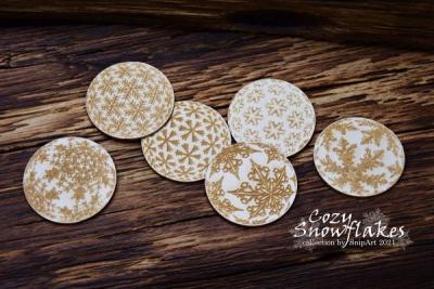 SnipArt Chipboard Engraved Bubbles Small #25044