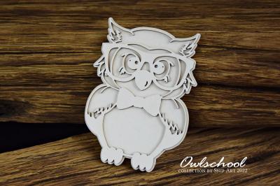 SnipArt Chipboard Owl 2 Layered #25184
