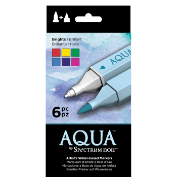 Spectrum Aqua Markers 6 Stk Brights