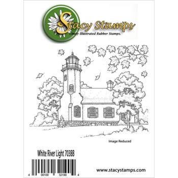 SALE Stacy Stamps Cling Stamp White River Light