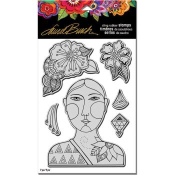 Stampendous Cling Stamp Blossoming Woman #LBCRS01
