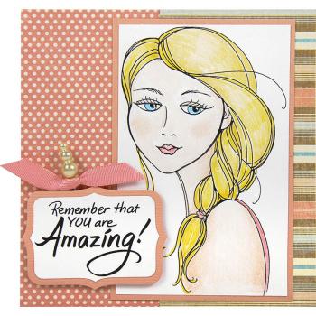 Stampendous Fran's Cling Stamp Beautiful Braid