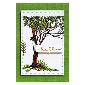 Stampendous Fran's Cling Stamp Growing Tree
