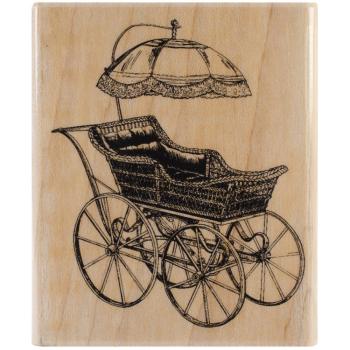 Stampendous Holzstempel Baby Buggy V247
