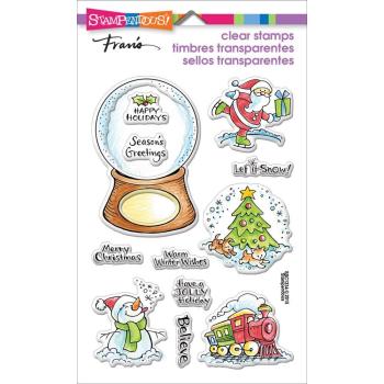 Stampendous Perfectly Clear Christmas Stamps Christmas Visions