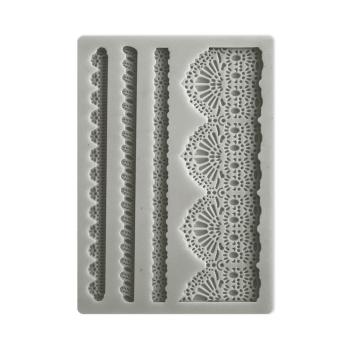 Stamperia Silicone Mould A6 Sunflower Art Lace KACM15