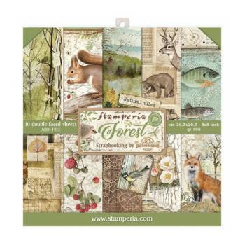 Stamperia 8x8 Paper Pad Forest #SBBS06