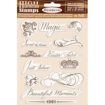 Stamperia Rubber Stamp Beautiful Moments #WTKCC168