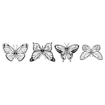 Stamperia Rubber Stamp Butterflies #WTKCC51