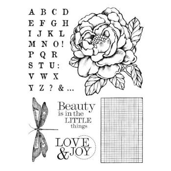 Stamperia Rubber Stamp Peony #WTKCC104