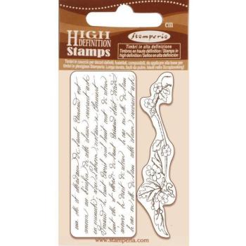 Stamperia Rubber Stamp Writings and Branch #WTKCC184