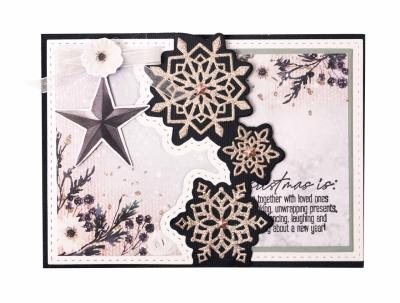 Studio Light Christmas Essential Dies Snow Envelope #564