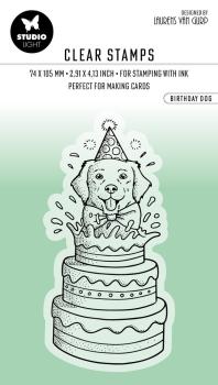 Studio Light Clear Stamps Birthday Dog by Laurens #410