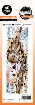 Studio Light Violin Invention Grunge Stamps #512