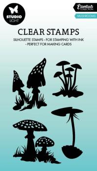 Studio Lights Clear Stamps Mushrooms #495