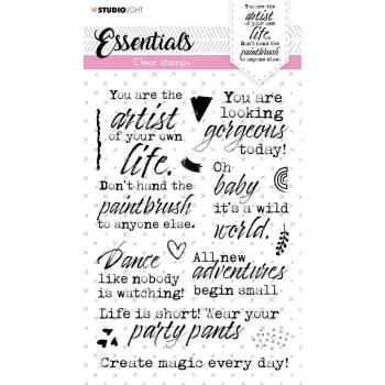 Studio Light Clear Stamp Essential You are an Artist #121