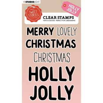 Sweet Stories Clear Stamps Holly Jolly Nr.294