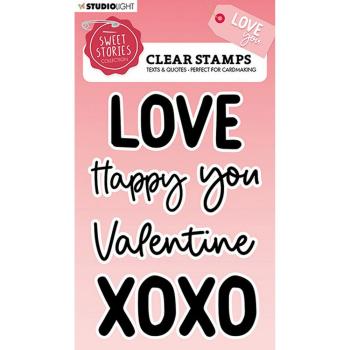Sweet Stories Love You Quotes Clear Stamps #328