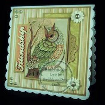 Sweet Pea Stamps Moon Owl