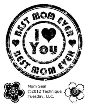 % Technique Tuesday - Mom Seal Clearstempel