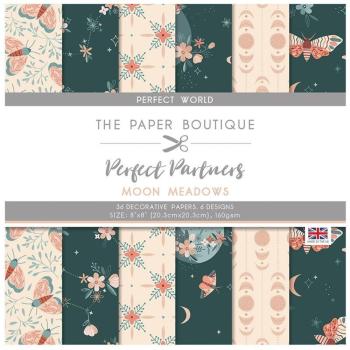 The Paper Boutique 8x8 Decorative Papers Pad Moon Meadows #1558