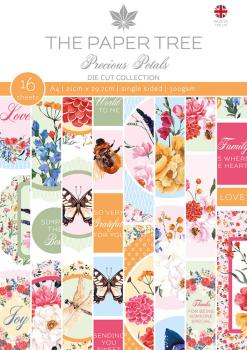 The Paper Tree A4 Die Cut Collection Precious Petals #1214
