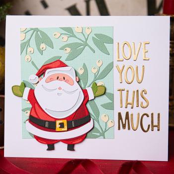 Tim Holtz Thinlits 23PK Dies Colorize Santa Greetings #666338