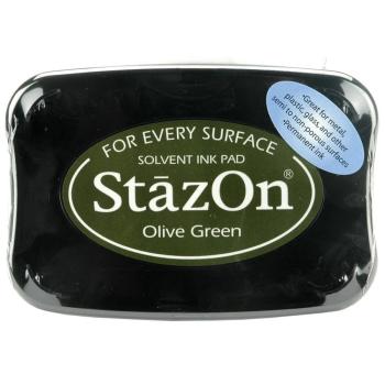 Tsukineko StazOn Stempelkissen Olive Green