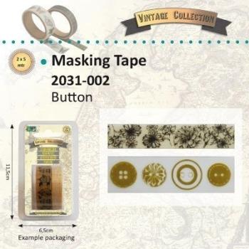 Vaessen Creative Washi Tape Button